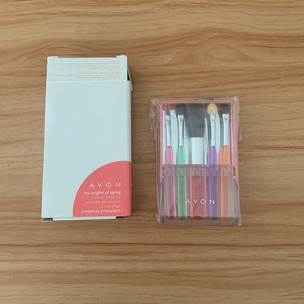 Avon Colorful Makeup Brush Set